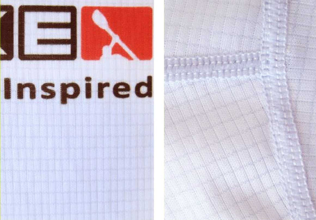 Mocke Fly Dry Mens Short Sleeve Paddling Shirt Fabric and Sleeve Detail