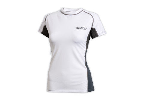 Vaikobi V Heat Womens Paddling Top Short Sleeve White